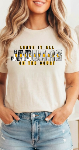 Leave it All On the Court Volleyball  - Tshirt TJ