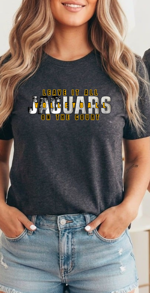 Leave it All On the Court Volleyball  - Tshirt TJ