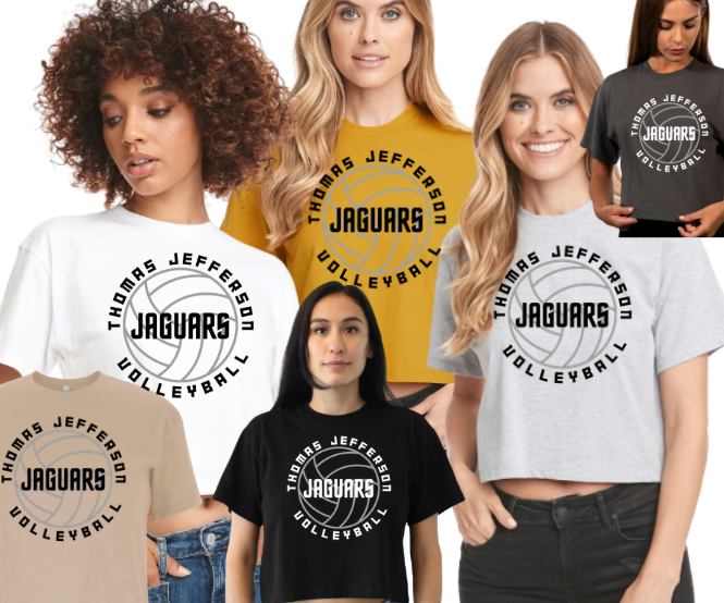 Championship Seal Volleyball  - Cropped Tshirt TJ