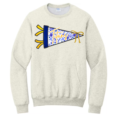 Sideline Sweetheart - Pocket Crewneck WM