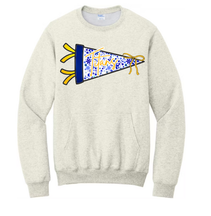 Sideline Sweetheart - Pocket Crewneck WM