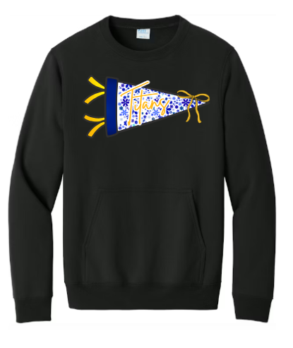 Sideline Sweetheart - Pocket Crewneck WM
