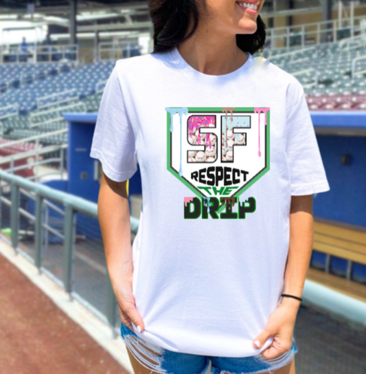 Respect the Drip Tshirt - Baseball South Fayette