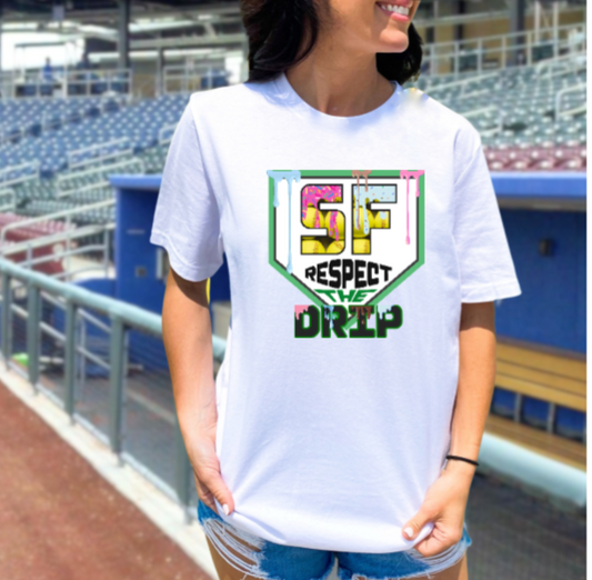 Respect the Drip Tshirt - Softball South Fayette