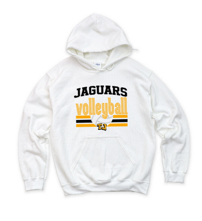 Volleyball Retro Art - TJ Jaguars Hoodie