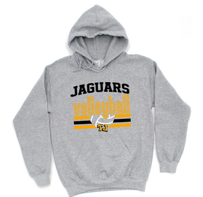 Volleyball Retro Art - TJ Jaguars Hoodie