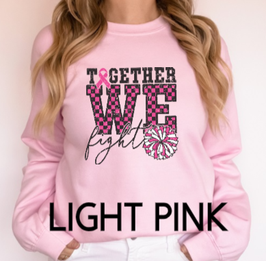 Together We Fight Checkered -  Crewneck