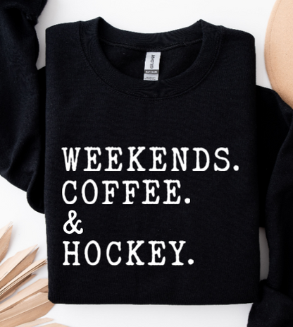 Weekends Coffee Hockey - SHAHA Crewneck