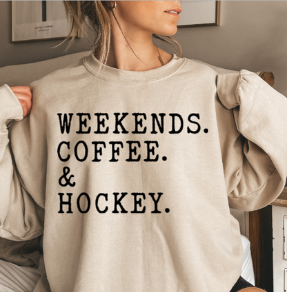 Weekends Coffee Hockey - SHAHA Crewneck