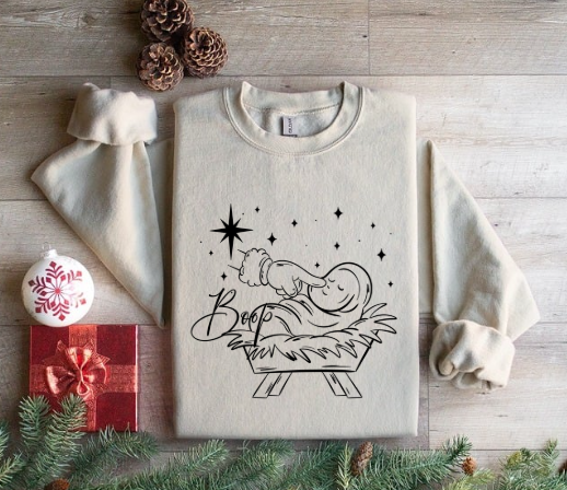 Boop! Baby Jesus - Crewneck