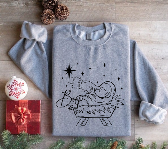 Boop! Baby Jesus - Crewneck