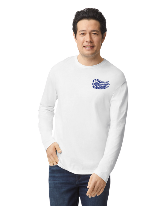 St. Nicholas Tamburitzans Long Sleeve Tee - Design on Breast & Back