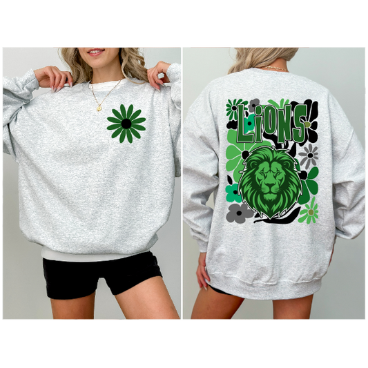 Belle Vernon Flower Power Crewneck - Not Pictured